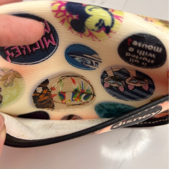 Dooney & Bourke Vintage Disney Flap Wristlet, Collectors Item, RARE- Like New! - Picture 5 of 16